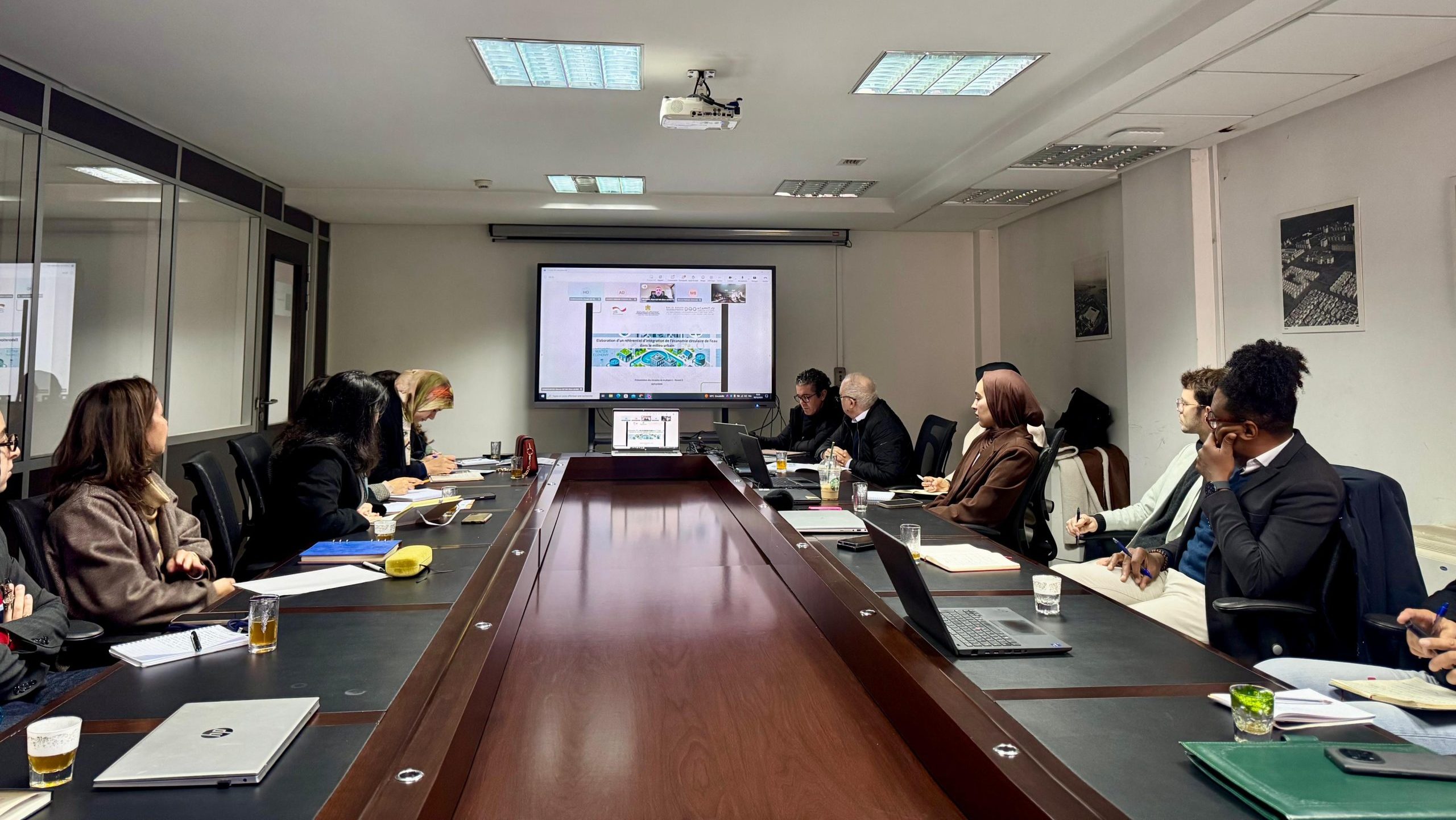 Économie circulaire de l’eau : réunion de concertation à la Direction de l’Urbanisme – MATNUHPV