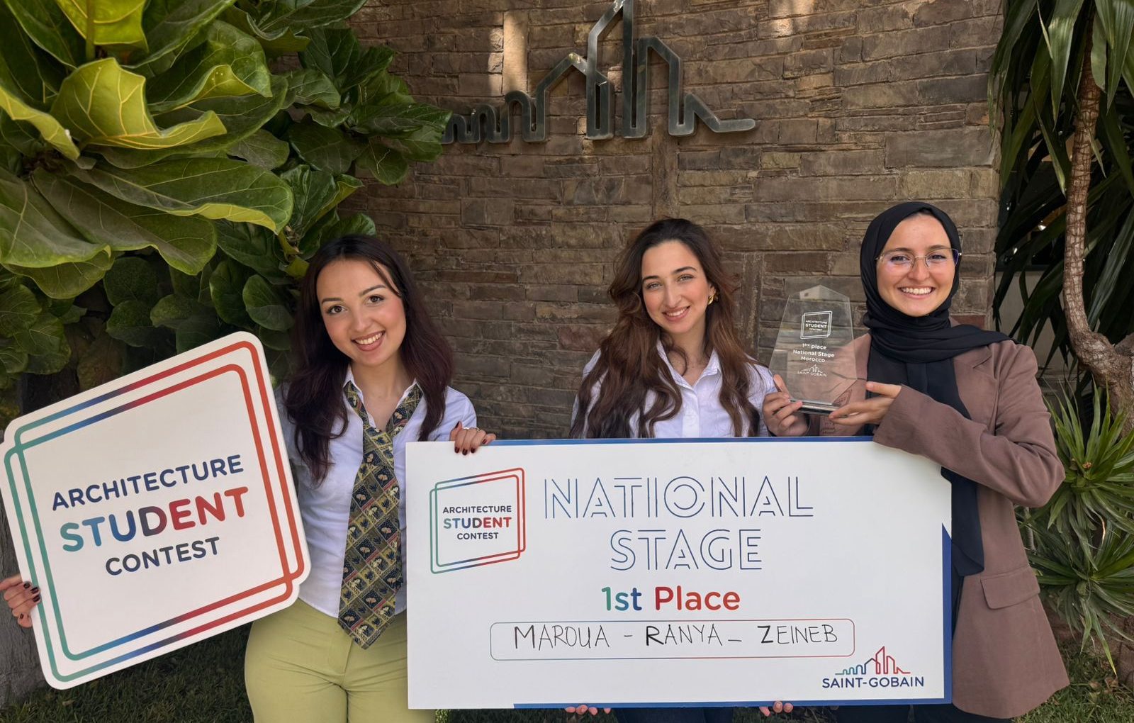 Pour la deuxième année consécutive, l’ENAT remporte la première et la deuxième place du Saint-Gobain Architecture Student Contest
